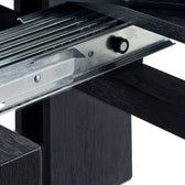 Canadian Dark Oak::Gallery::Canadian Dark Oak Transformer Table Expandable Table Hardware