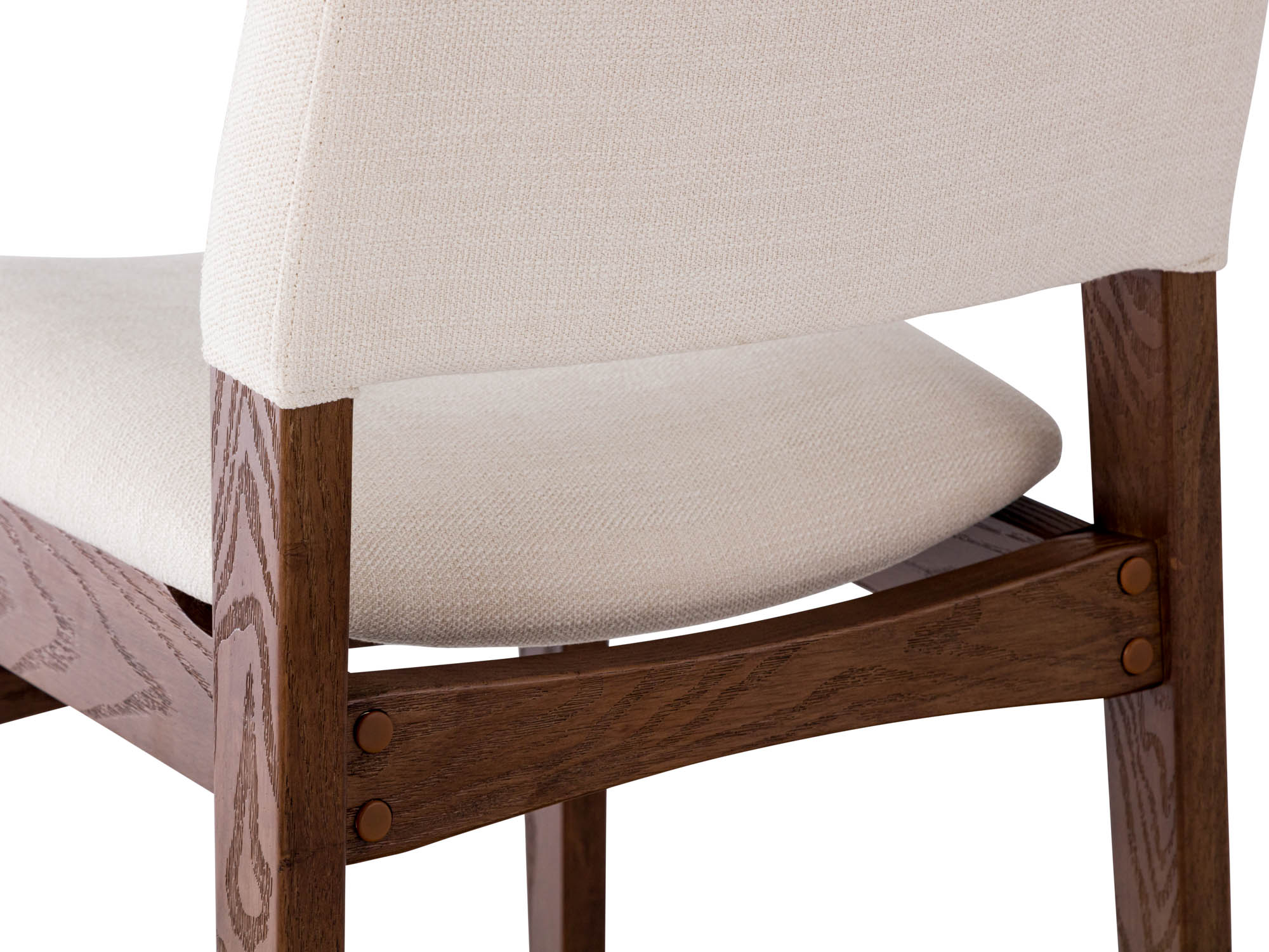 Nosh chalk gray walnut dining online chair