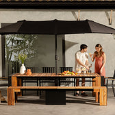 Dark Teak::Gallery::Transformer Patio Umbrella