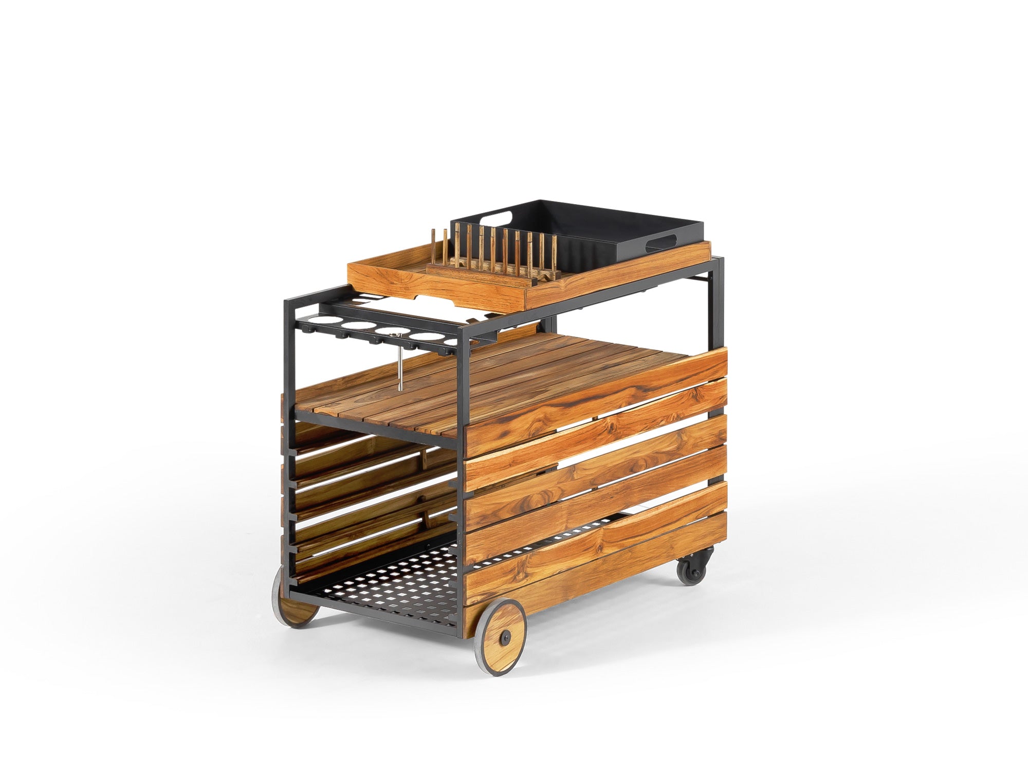 Outdoor Bar Cart with Storage | Transformer Table