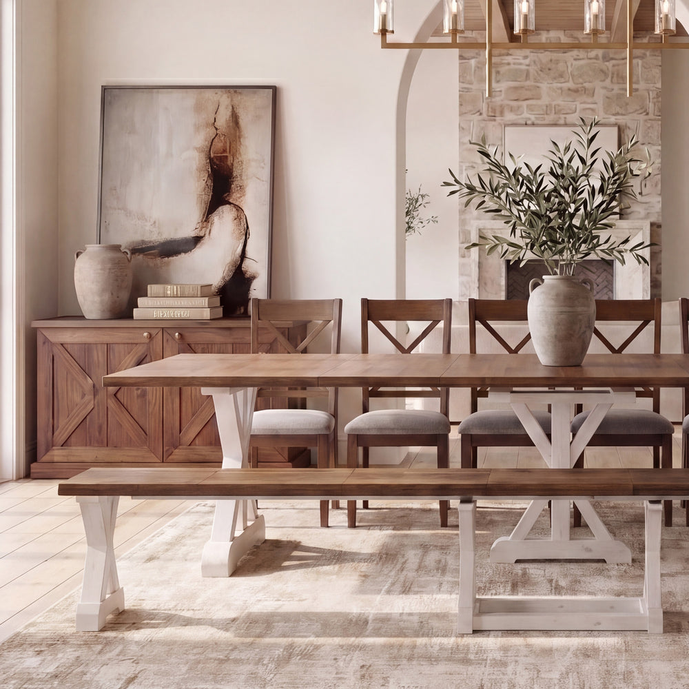 French Chestnut Patina White::Gallery