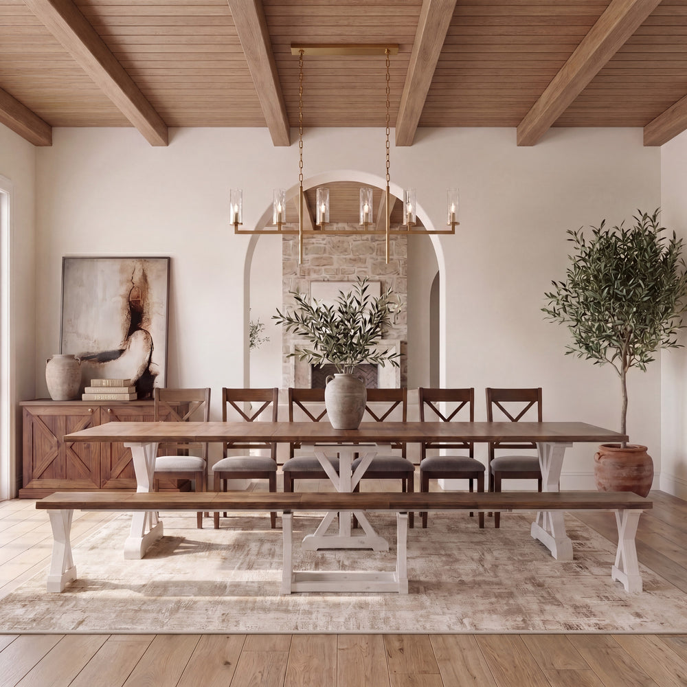 French Chestnut Patina White::Gallery