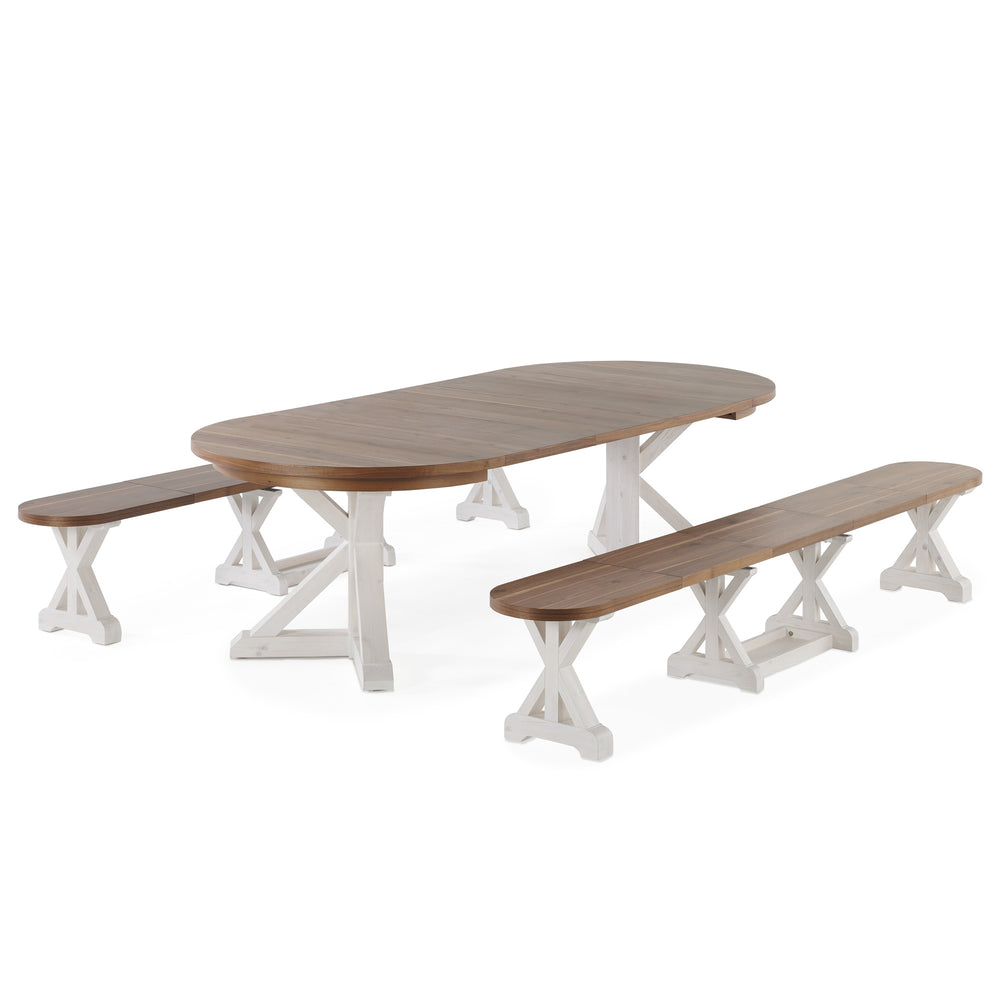 French Chestnut Patina White::Gallery