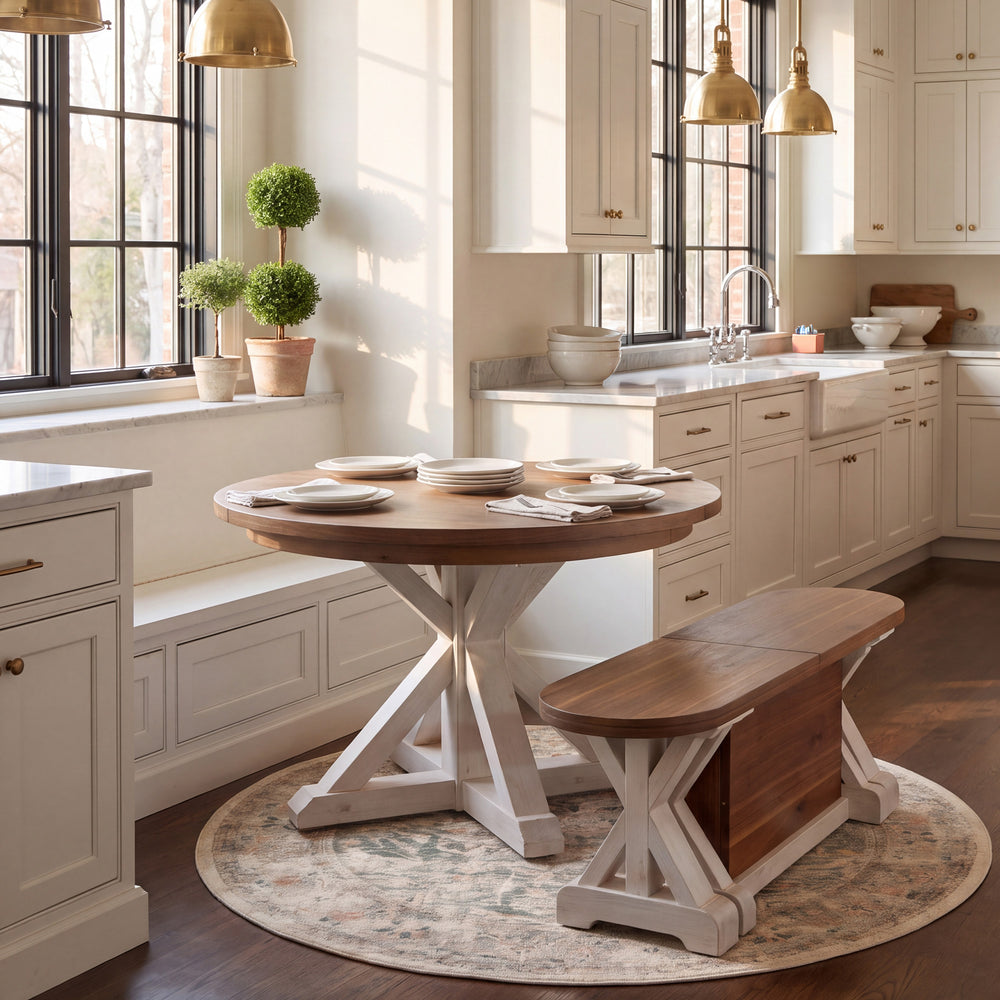 French Chestnut Patina White::Gallery