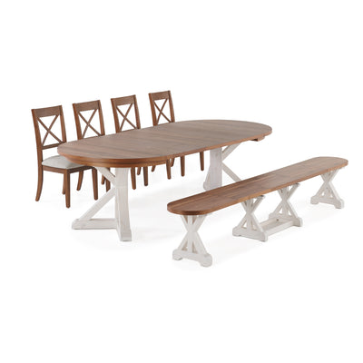 French Chestnut Patina White::Gallery