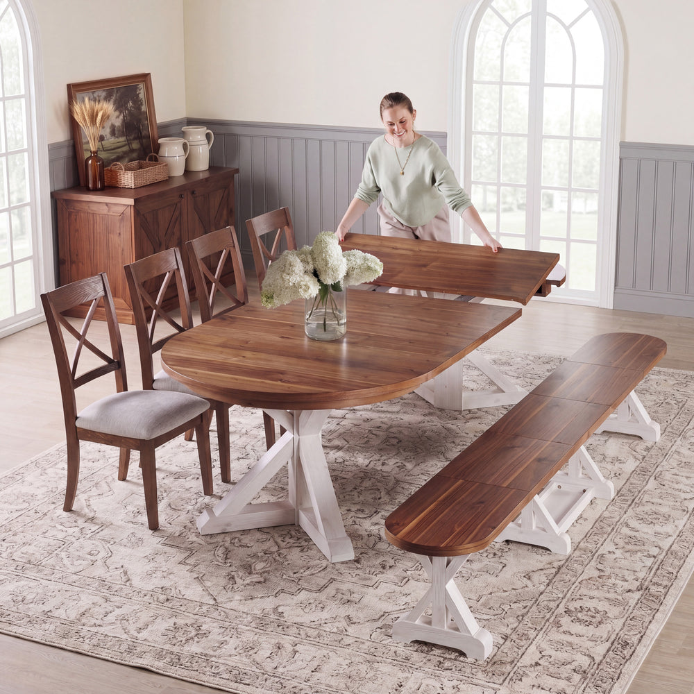 French Chestnut Patina White::Gallery