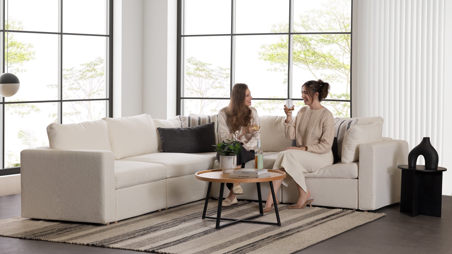 Transformer store table couch