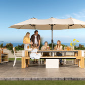 Dark Teak::Gallery::Transformer Patio Umbrella