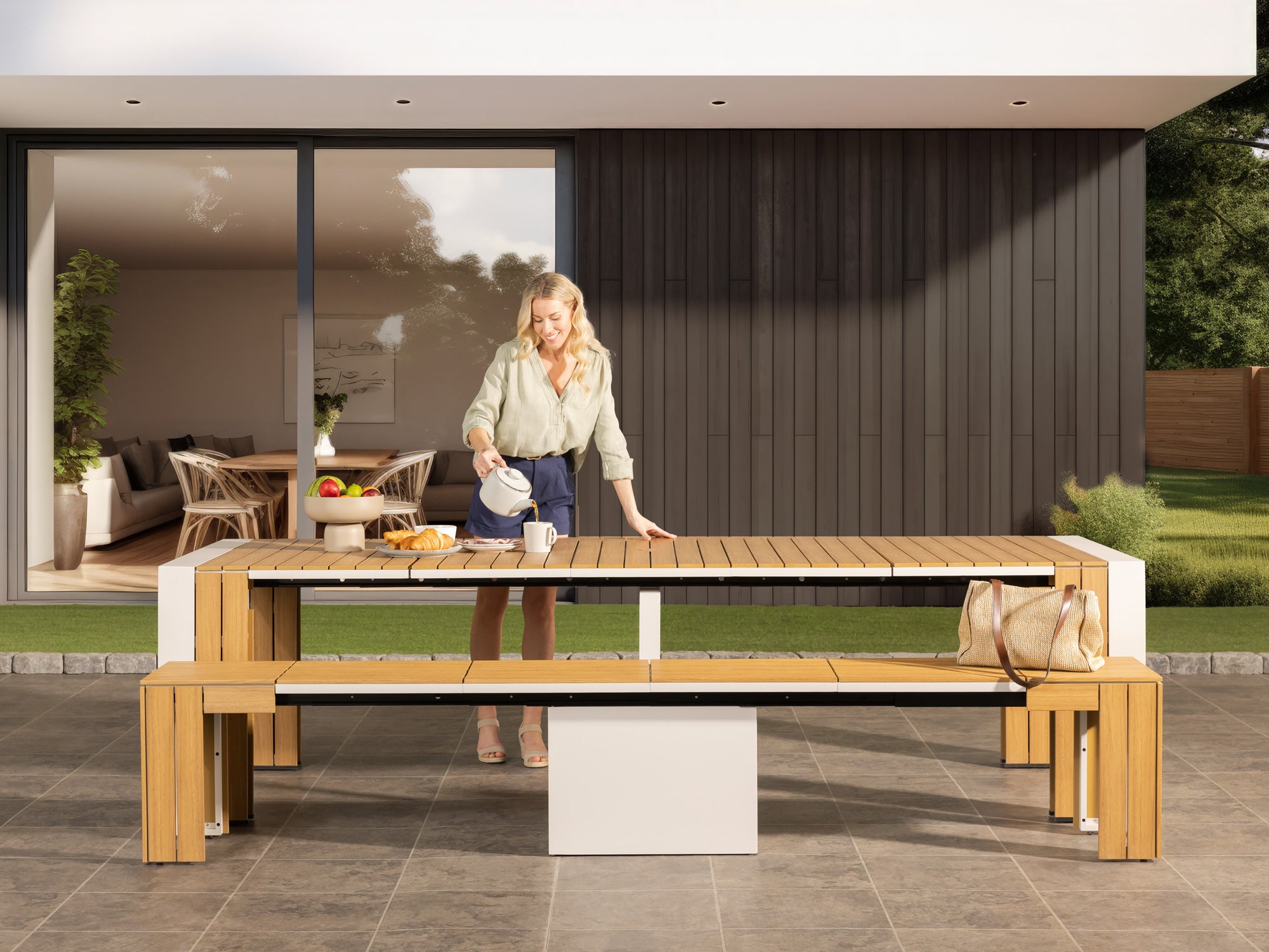 Outdoor Dining Set and Dining Table | Transformer Table