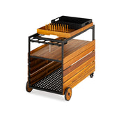 Natural Teak::Gallery::Transformer Patio Bar Cart
