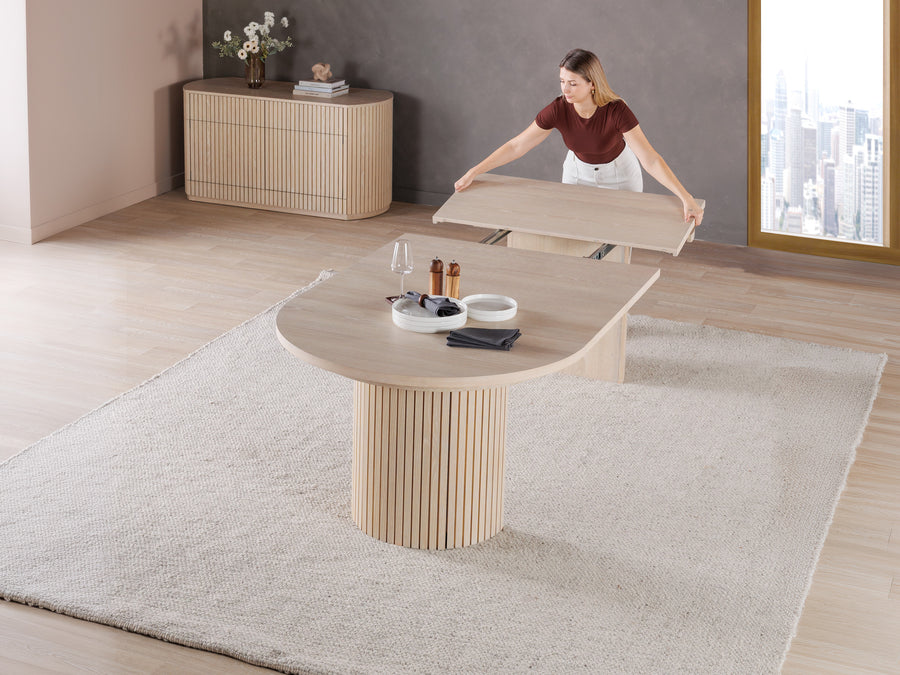 Round to Oval Dining Room Table | Transformer Table