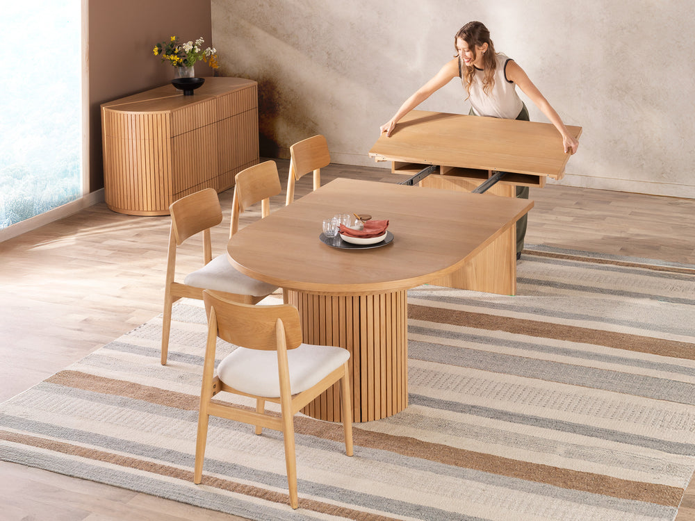 Round Table Small Expandable Kitchen Table Harper Bright Designs