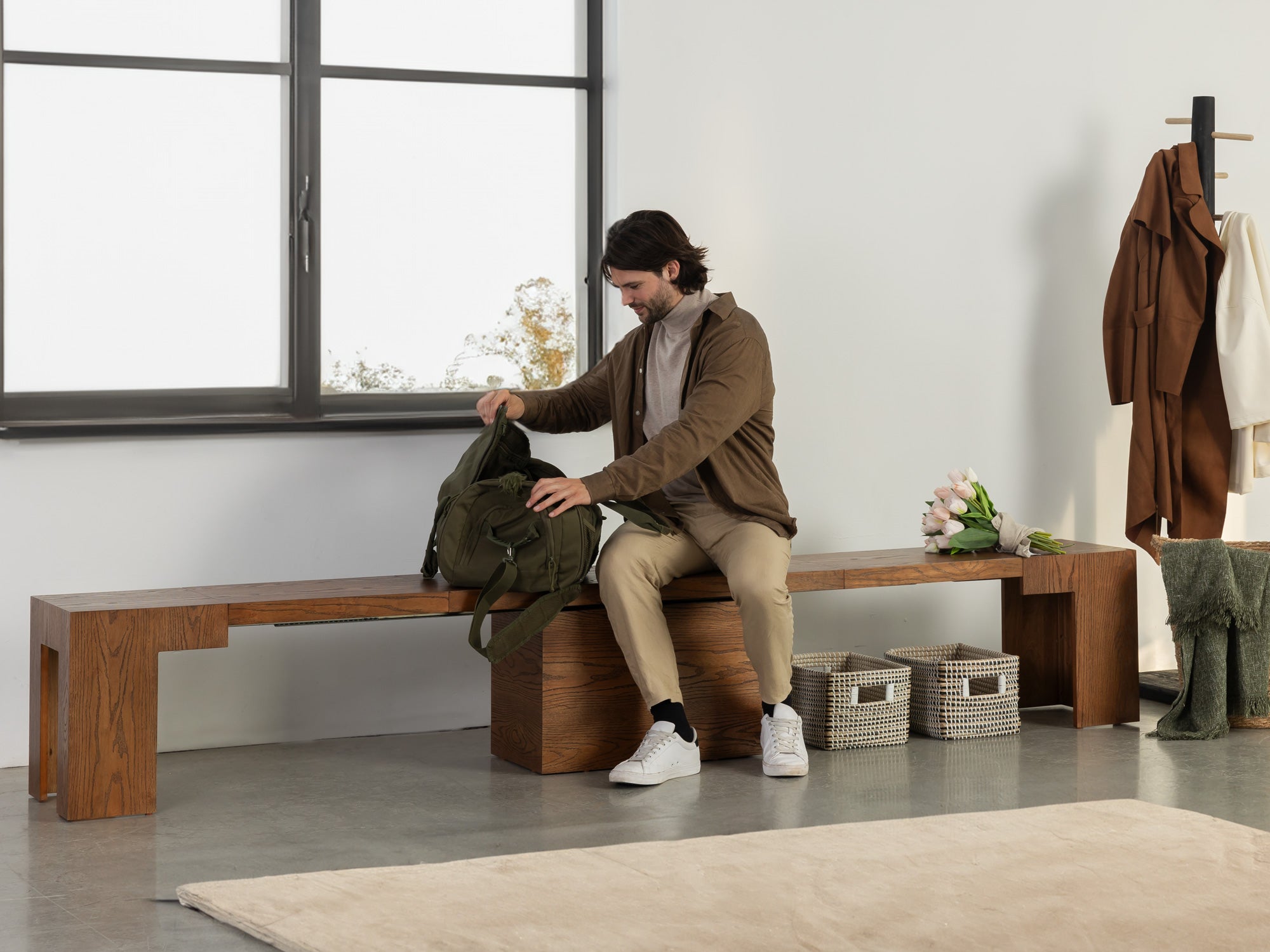 Extendable Dining Bench | Transformer Table