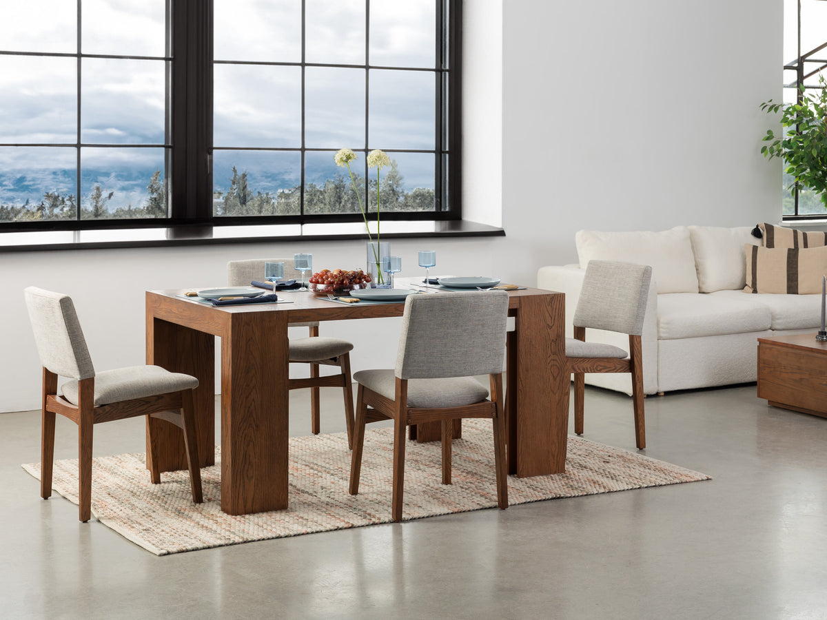 Solid Wood Extendable Dining Table | Transformer Table