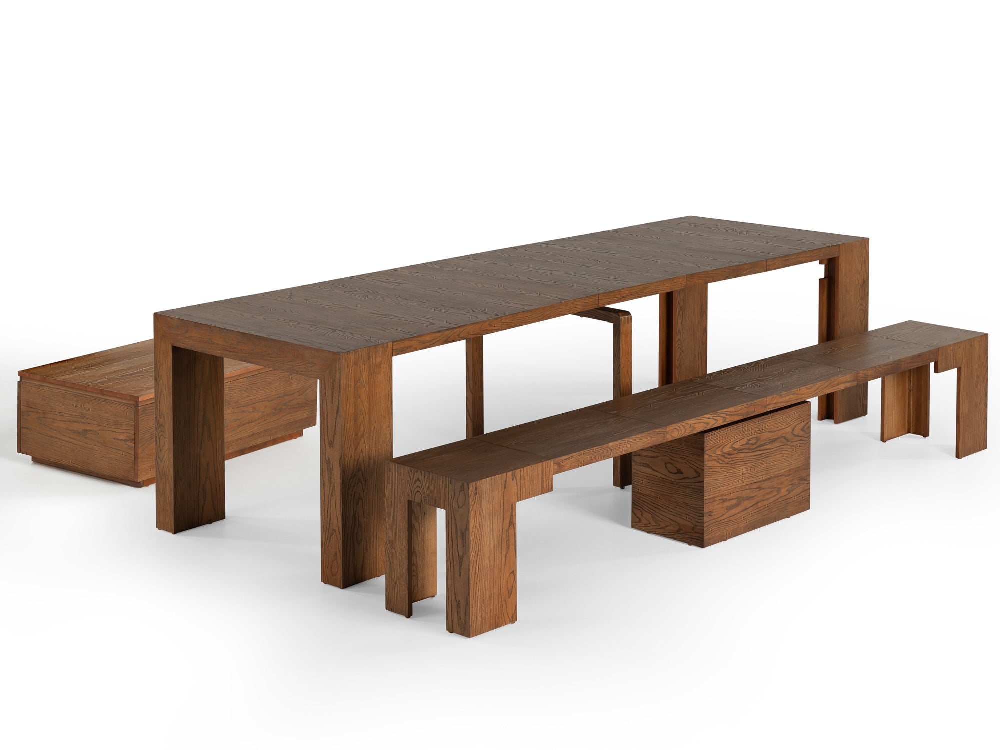 Transformable Extendable Table for Modern Workspaces