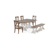 French Chestnut Patina White::Gallery