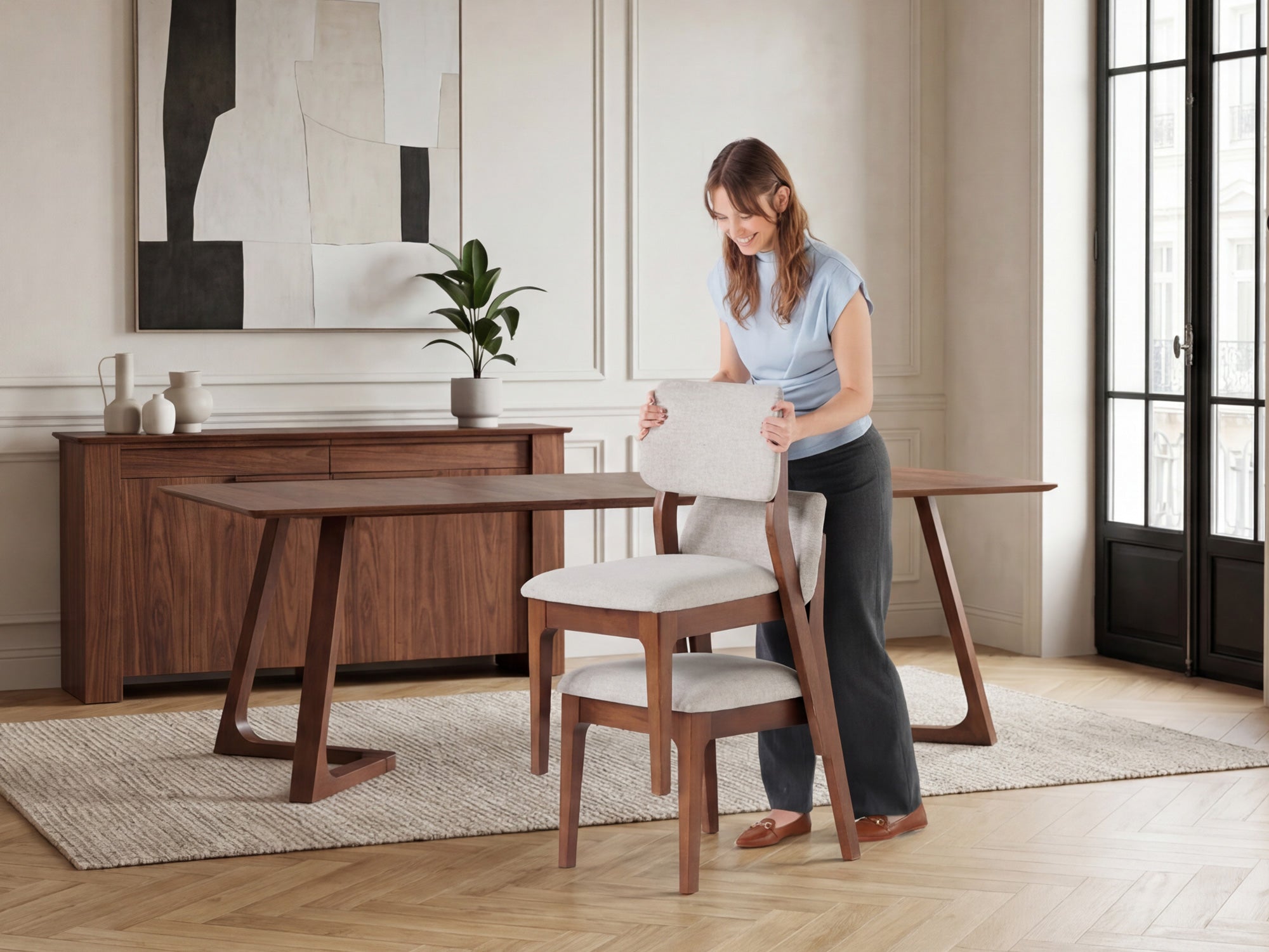 ペットテーブルチェア　jorkers dining 愛する家族のための家具「family&furnitures」より、ペット専用