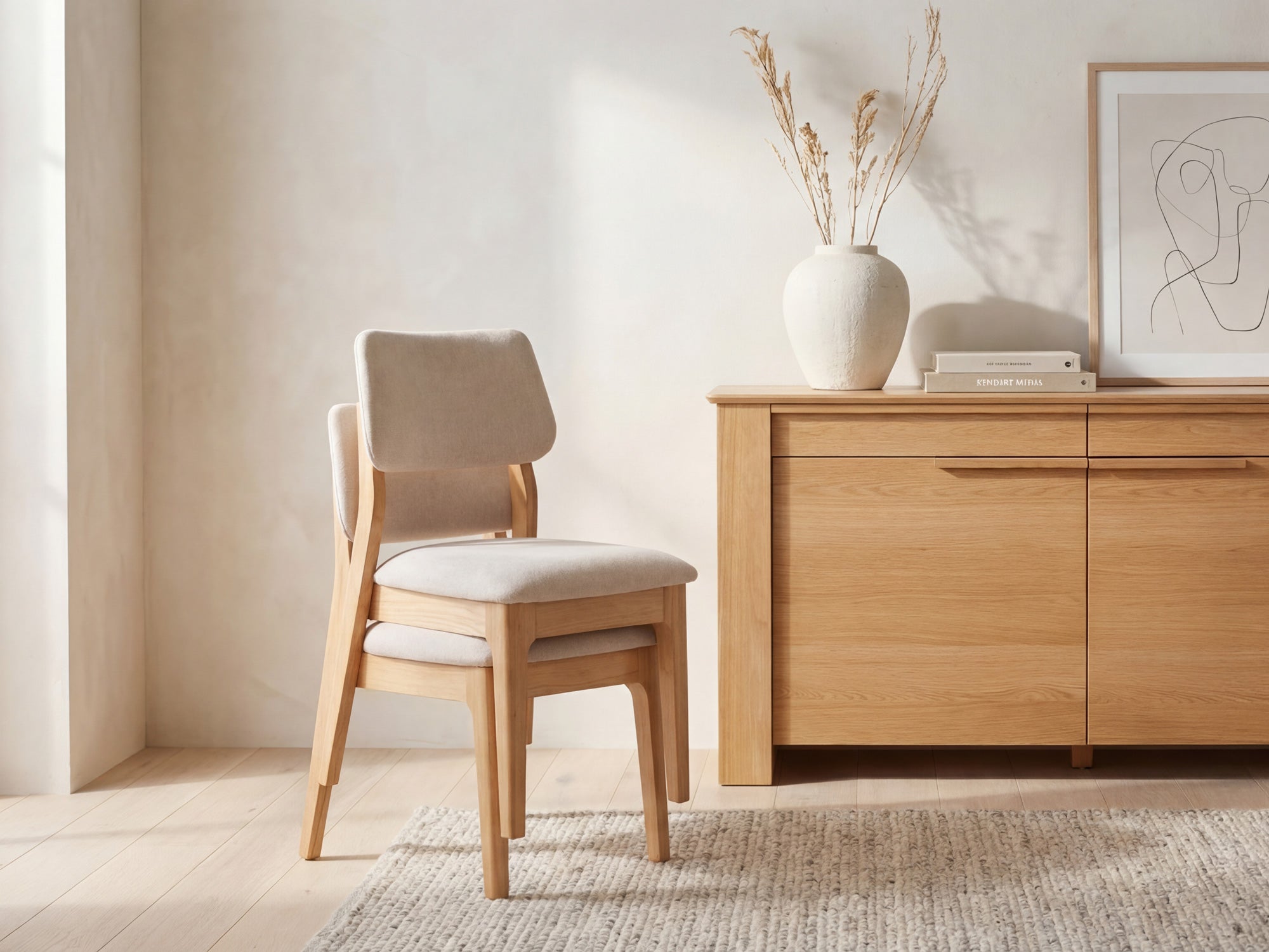 Stackable and Ergonomic Nova Wood Dining Chairs | TT US