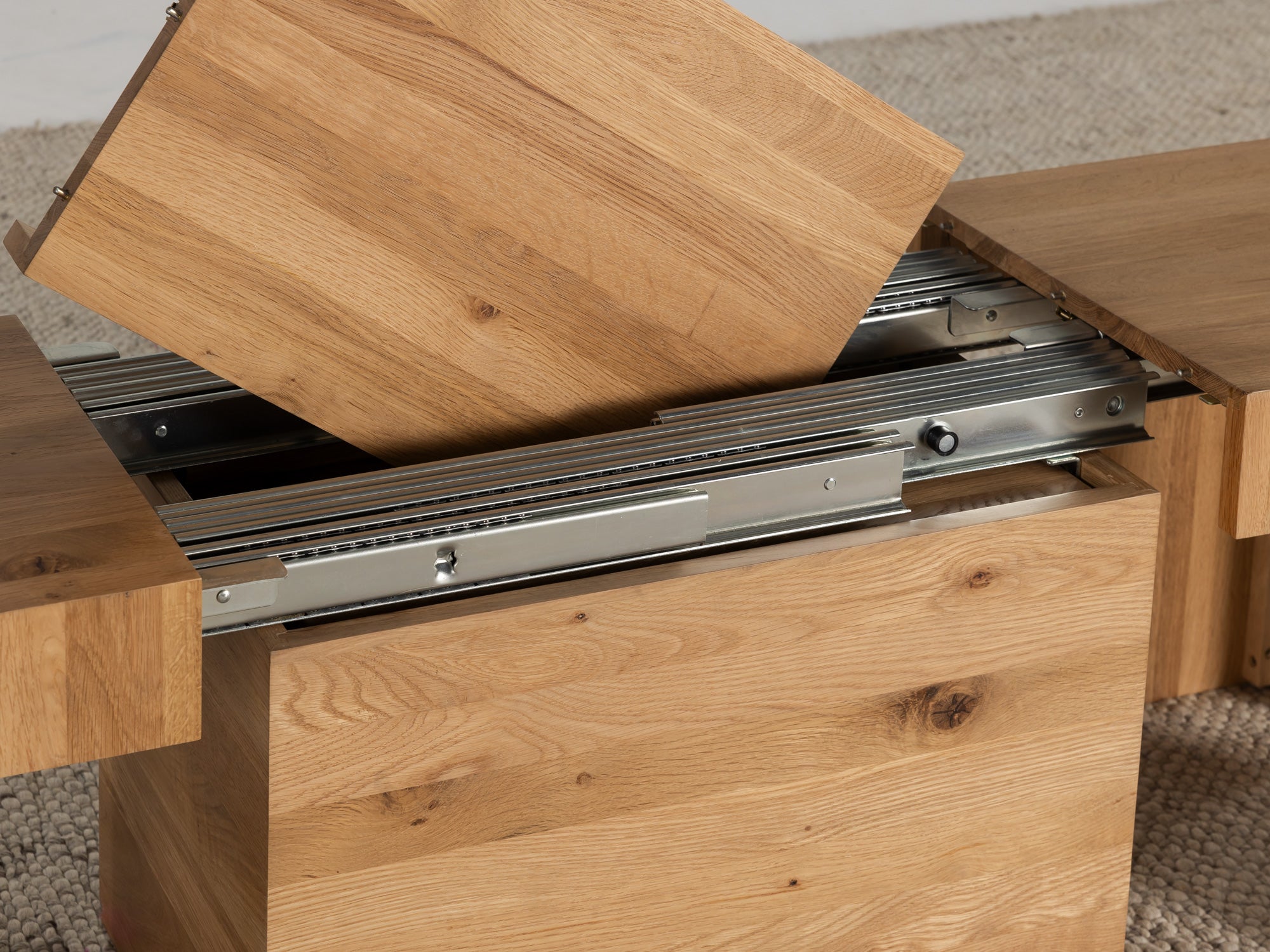 Expandable table with storage hotsell