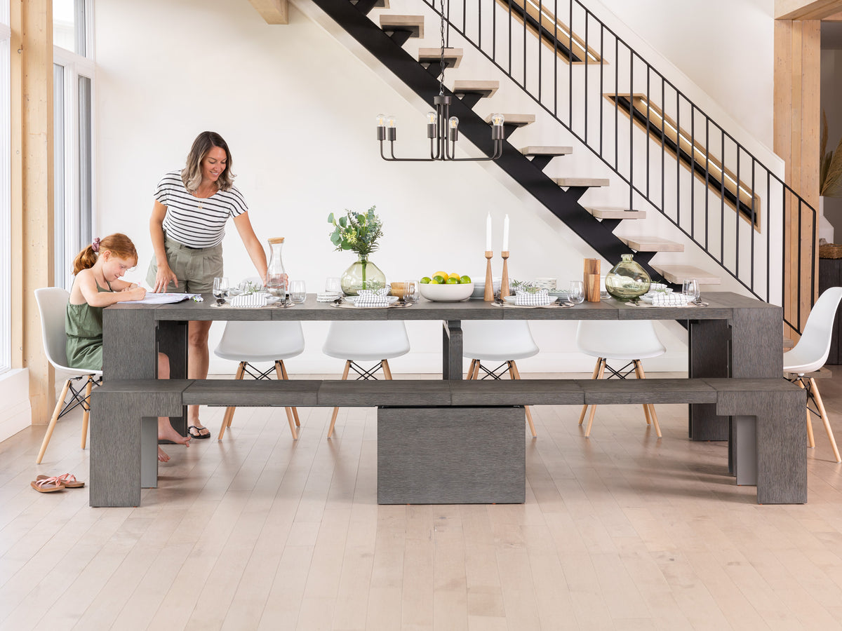 Modular Dining Room Table Smart Extendable Dining Tables & Sets | Transformer Table