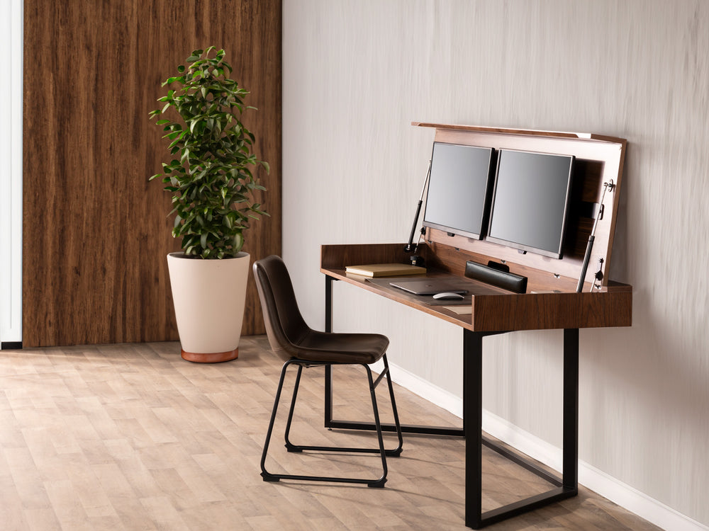 Hidden Monitor Desk to Table | Transformer Table