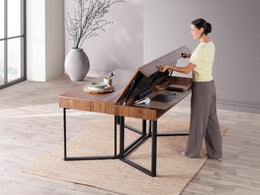 Home Office Double Desks to Dining Table | Transformer Table