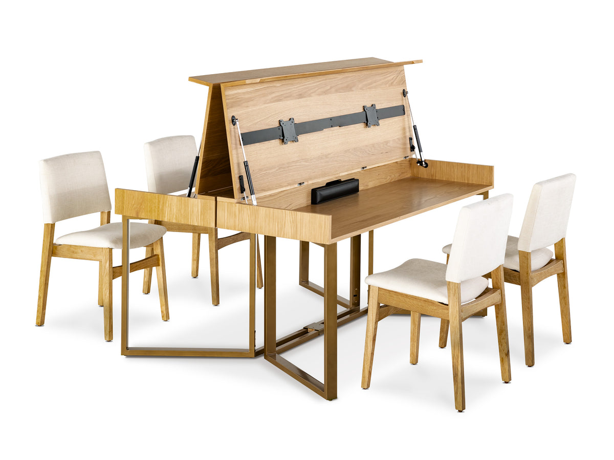 Transformer Table Computer Transform Your Space with the Modern Table-to-Desk Converter