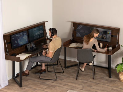 Home Office Double Desks to Dining Table | Transformer Table