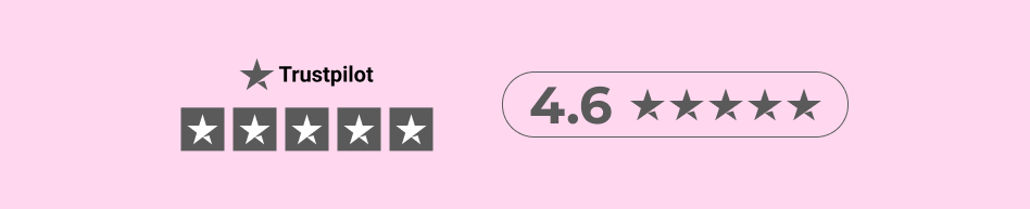 Trustpilot rating 4.6 out of 5 stars