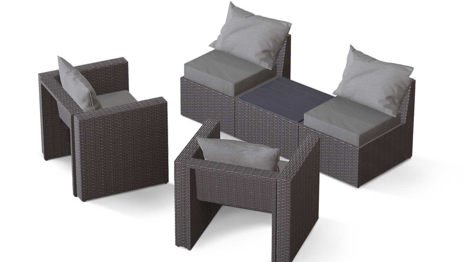 Allibert discount rattan set