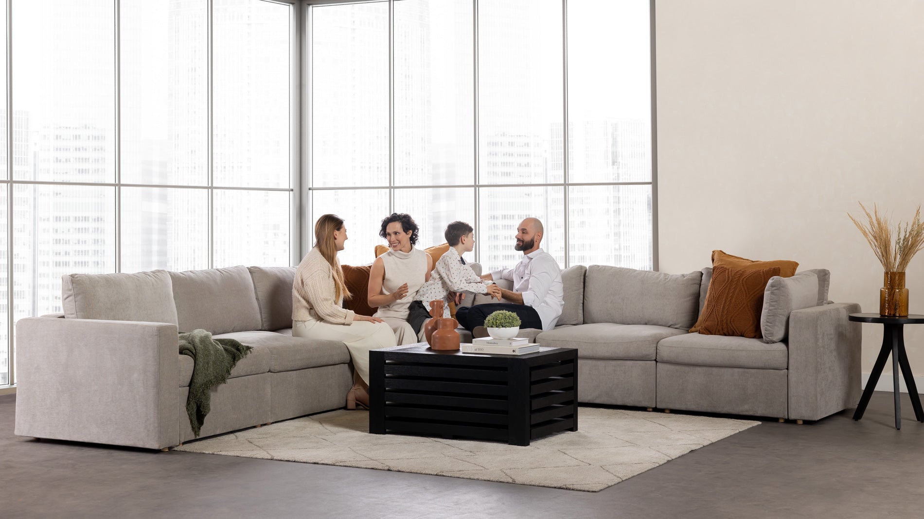 Modular sectional clearance sofa pieces