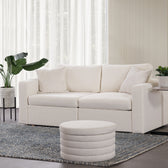 Ivory White Bouclé::Gallery