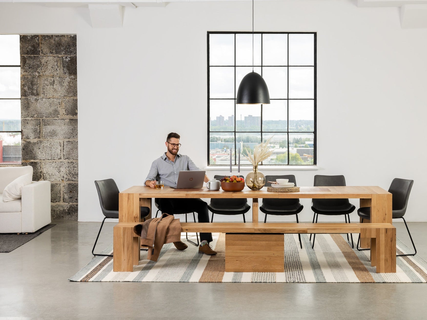 Extendable Dining Table Bench | Transformer Table